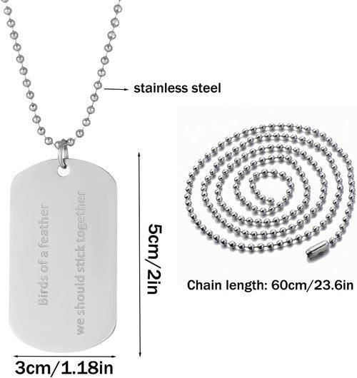 Regine Switzerland Birds of a Feather Necklace - Singer Album Inspired Gift for Concert Fans