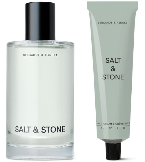 Salt & Stone Body Mist + Hand Cream Bundle | Bergamot & Hinoki