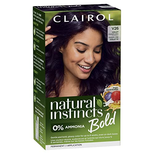 Clairol Natural Instincts Bold Permanent Hair Dye, BL28 Blue Black Colibri Hair Color, Pack of 1
