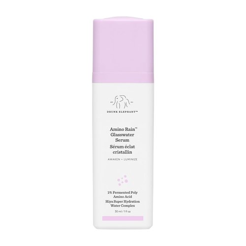 Drunk Elephant Amino Rain Glasswater Serum - 30 ml/1 fl oz - Clean Clinical Skincare - Cruelty-Free - Dermatologist-Tested - Free of Essential Oils, Silicones, and Fragrance