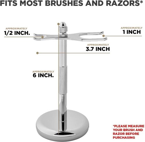Perfecto Deluxe Black Razor Stand | Prolongs Life of Shaving Brush | Ideal Gift for Him