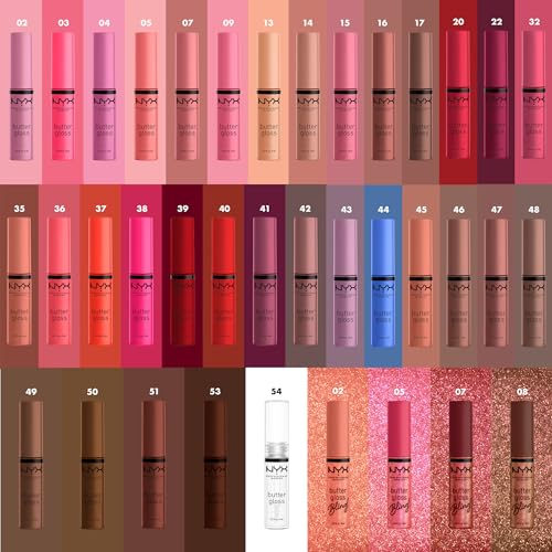 NYX PROFESSIONAL MAKEUP Butter Gloss, Non-Sticky Lip Gloss - Devil's Food Cake (Deep Plum)
