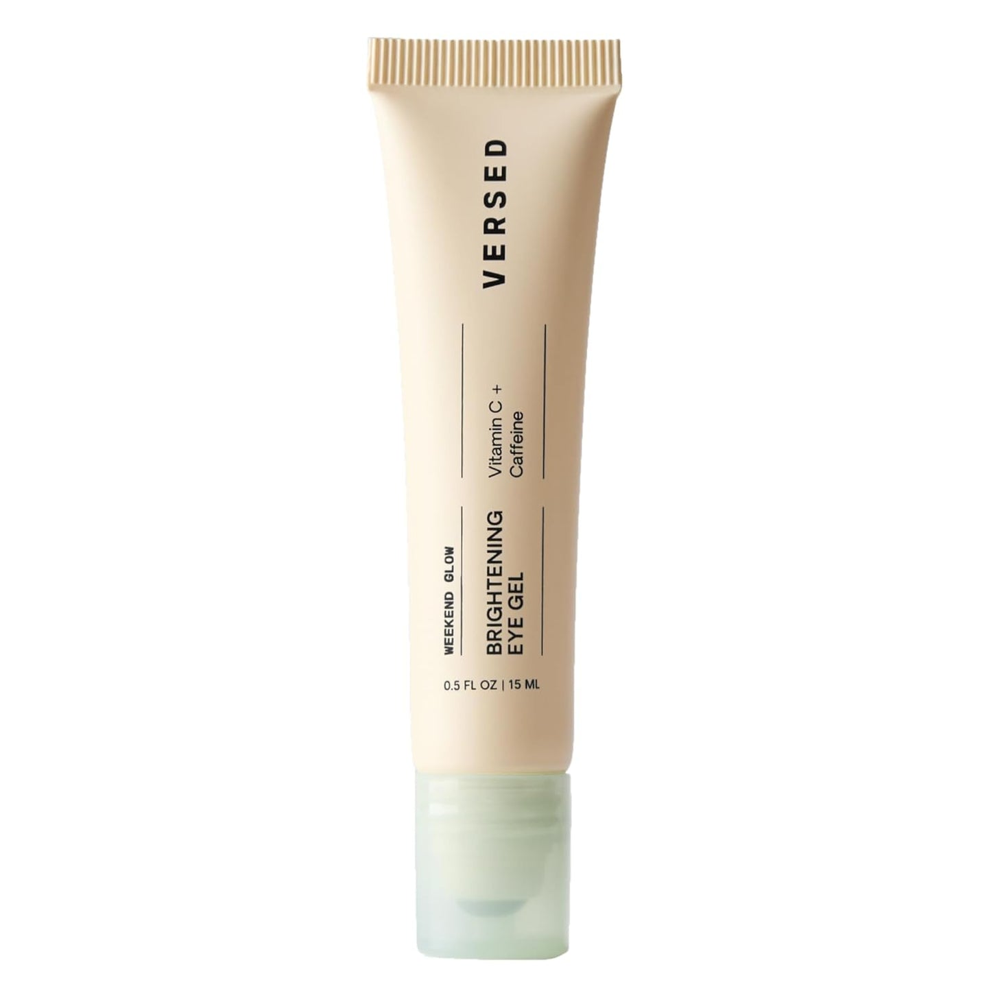 Versed Weekend Glow Eye Gel - Caffeine Under Eye Cream for Dark Circles & Puffiness - 0.5 oz