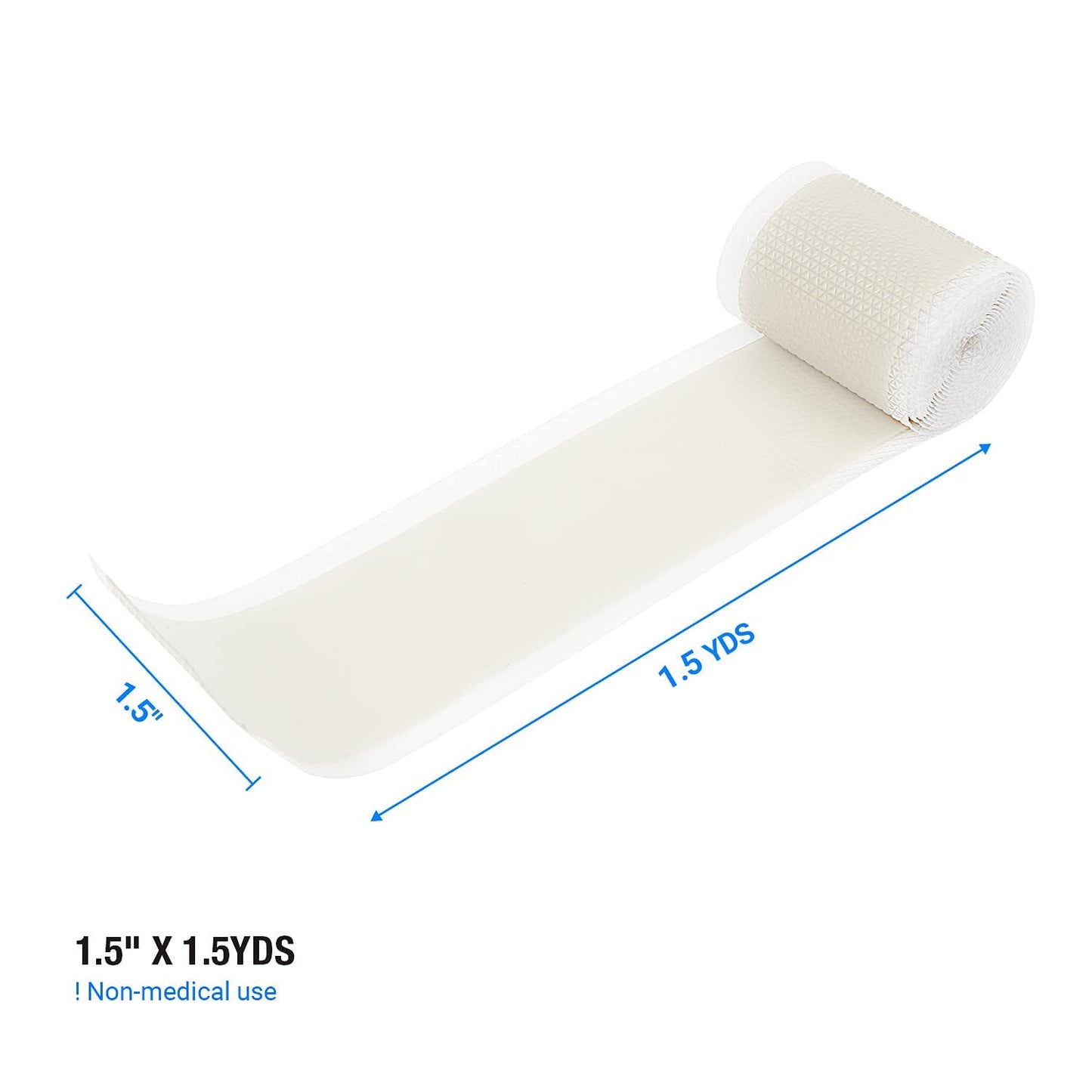 STUDIO LIMITED Lace Wig Grids and Knots Eraser Silicone Melting Tape, Bye Bye Lace Grid HD Natural Hide Cover Skinlike Durable Breathable Reusable Ultra-Thin Non-Slip Tape (Clear - 2 Pack)