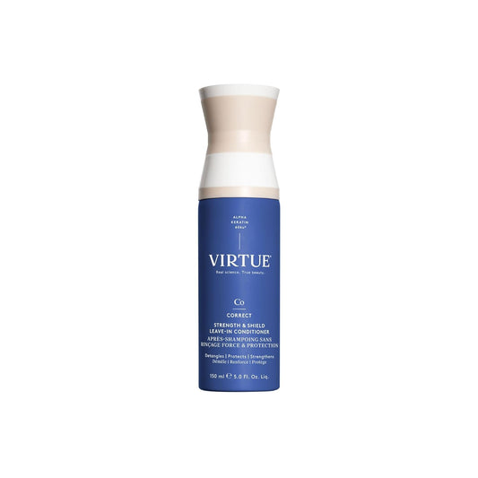 VIRTUE Strength & Shield Leave-In Conditioner - Detangles & Strengthens All Hair Types | 5 Fl Oz