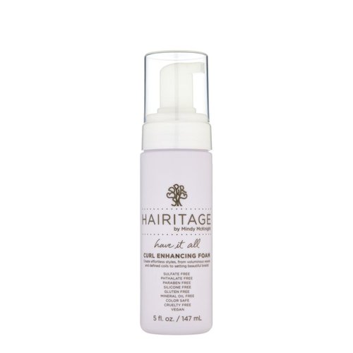 Hairitage Curl Enhancing Foam Mousse - Frizz Control & Moisture with Quinoa + Rice Protein | 5 oz