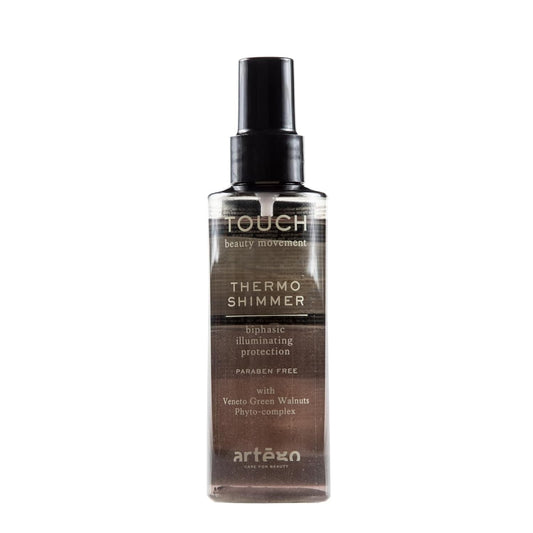 Artègo TOUCH Thermo Shimmer Spray - 5.1 oz Biphasic Heat Protection & Shine for Smooth, Glossy Hair