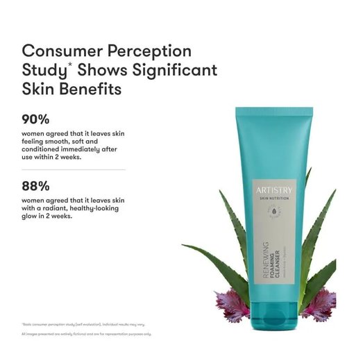 Art Stry Skin Nutrition Renewing Foaming Cleanser - 125ml | Gentle & Hydrating Formula