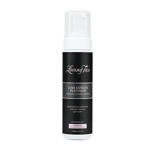 Loving Tan Platinum Self Tanning Mousse | Darkest Shade - Streak-Free, Professional Quality, 6.7 Fl Oz