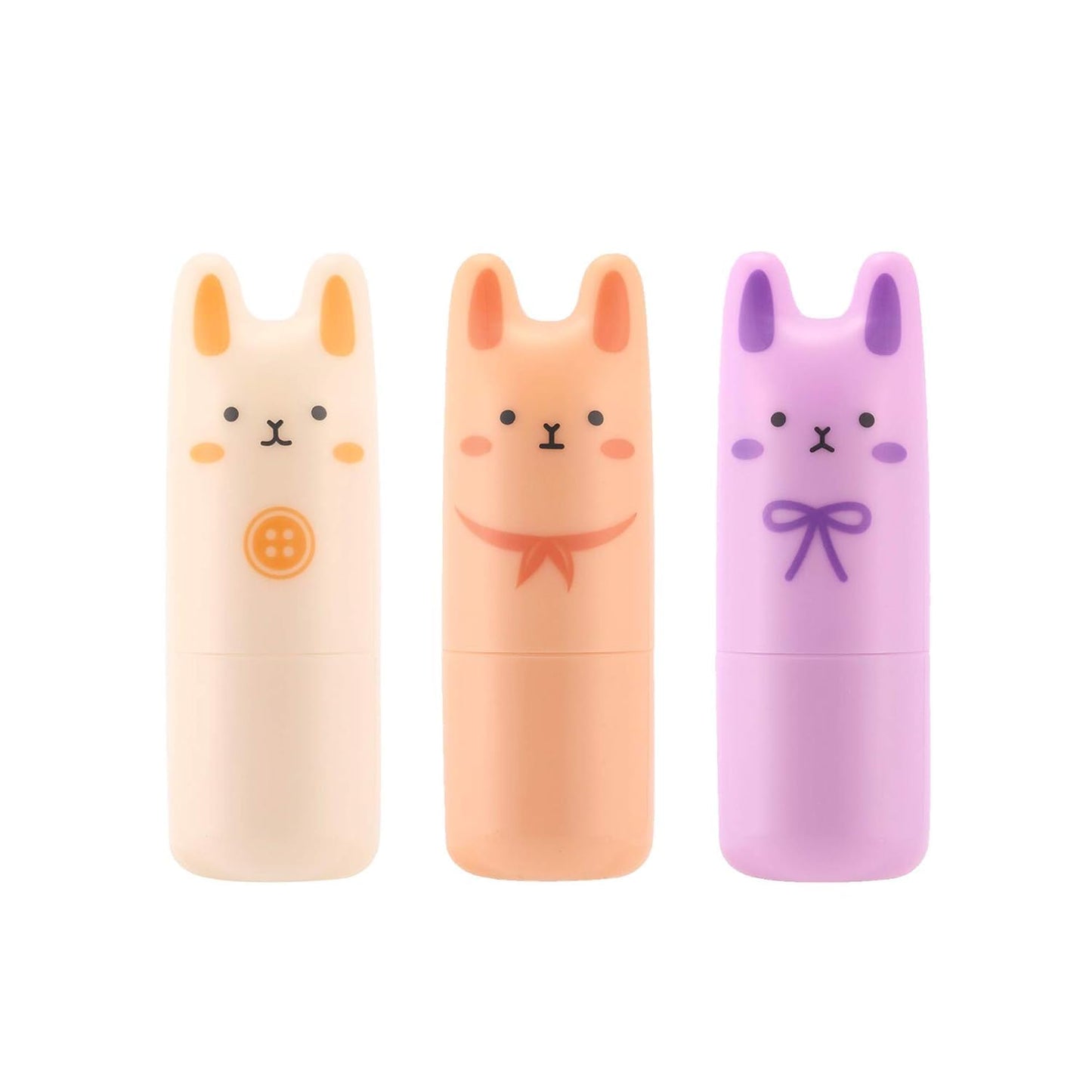 TONYMOLY Pocket Bunny Perfume Bars - Travel Size Body Spray & Fragrance Set (3-Pack) | Includes Hydrating Facial Mist