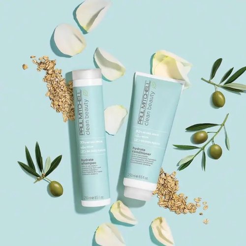 Paul Mitchell Clean Beauty Hydrate Shampoo - Replenishes Moisture for Dry Hair | 10.1 Fl Oz