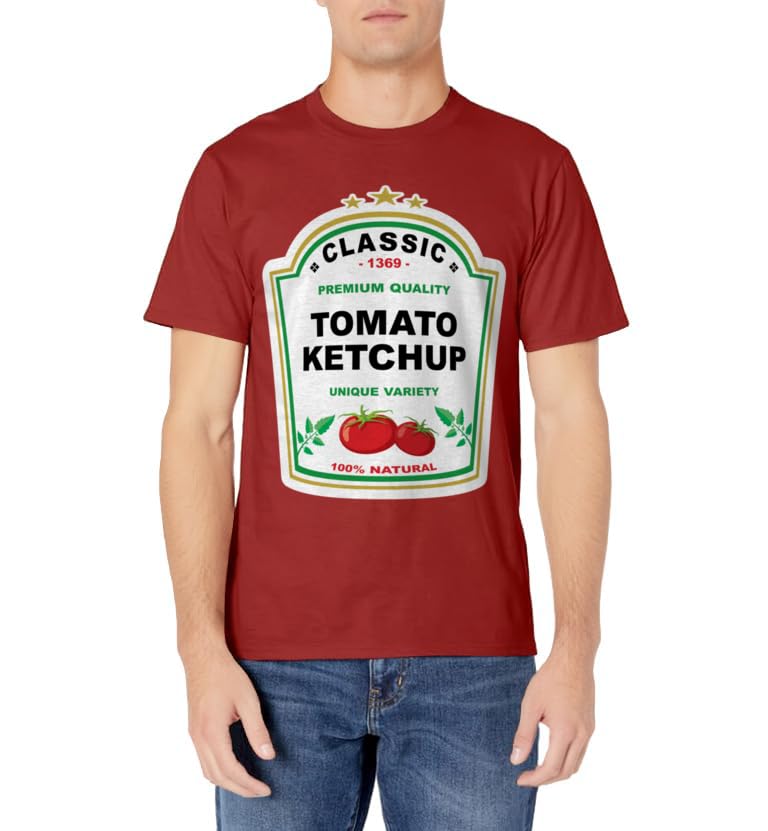 Ketchup Costume Matching Couple Group Halloween 2023 Ketchup T-Shirt