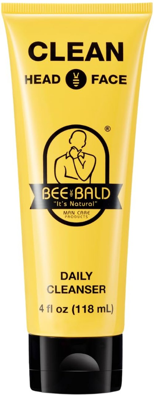 Bee Bald CLEAN Daily Head & Face Cleanser - Refreshing Bald Head Care for Men & Women | 4 fl Oz