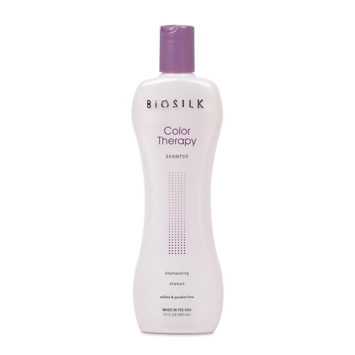 BioSilk Color Therapy Shampoo - Gentle Cleansing for Color Protection | Sulfate & Paraben-Free, 12 Oz