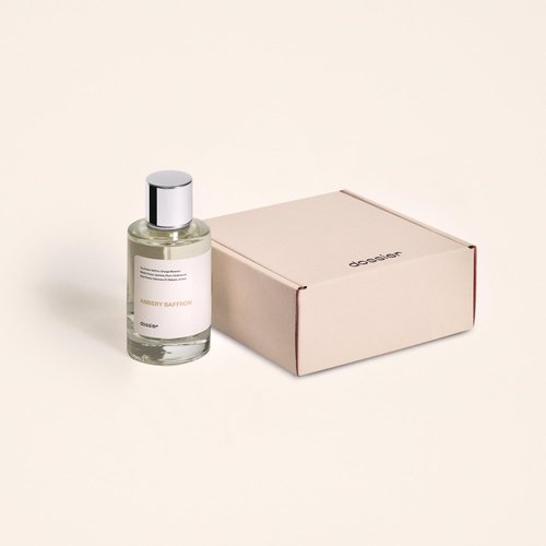 Dossier - Ambery Saffron Eau de Parfum - Vegan Unisex Perfume Spray - Inspired by MFK Baccarat Rouge 540 - 3.4 Fl Oz (100ml)