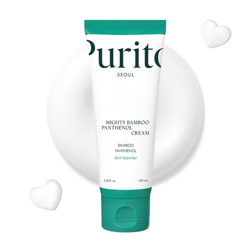 PURITO Panthenol 10% Post-Acne Cream - Moisturizer for Blemish Marks & Barrier Repair | Vegan, Silicone-Free, 100mL