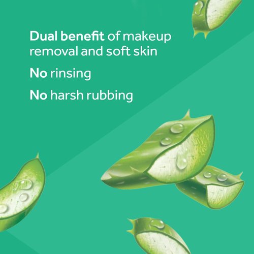 Pond's Vitamin Micellar Wipes - Hydrating Aloe Vera Formula for Dry Skin | 25 Wipes (Pack of 2)