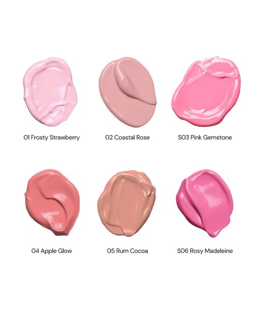 Flower Knows Strawberry Cupid All Day Glow Liquid Blush - Hydrating, Sweat & Water-Resistant Baby Pink Makeup | 0.25 Fl Oz