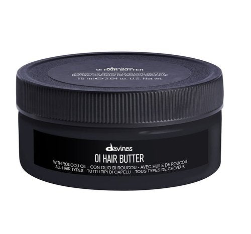 Davines OI Hair Butter - Deeply Nourishing Antioxidant Mask for All Hair Types | Hydrating Treatment, Travel Size 2.54 Fl Oz