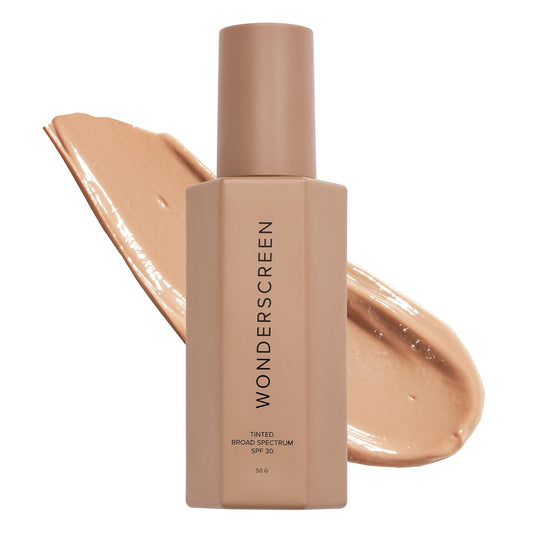 DIME Beauty Tinted Glow Wonderscreen SPF 30 - Mineral Tinted Moisturizer with 19% Zinc Oxide | Vegan, Cruelty-Free, 50g