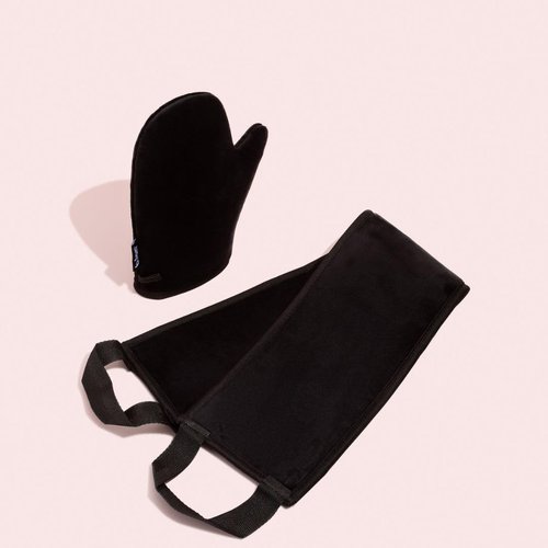 b.tan Self Tan Mitt | I Don't Want Tanner On My Hands - Sunless Tanning Applicator Glove w/Thumb, Streak-Free, Velvety Soft, Reusable, Face & Body, Great for Foam, Mousse, Gradual Lotion, & Drops