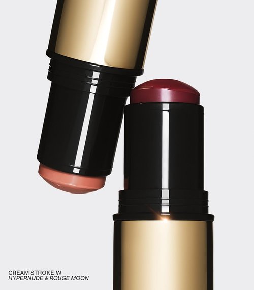 MAKE Beauty Cream Stroke Blush Stick - Vibrant Pinky Coral with Soft Matte Finish - Perfect for Cheeks