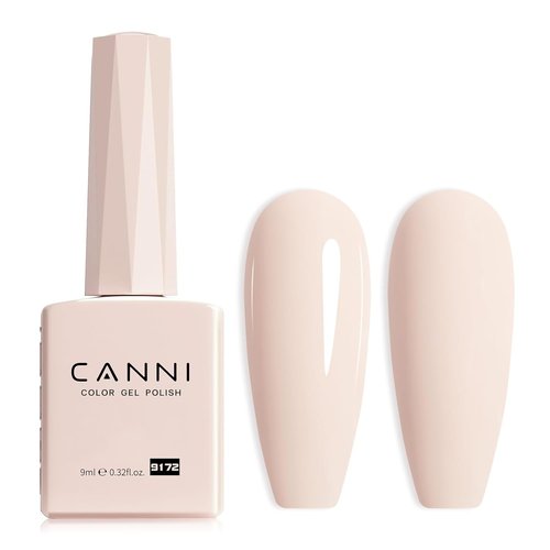 CANNI Nude Pink Gel Nail Polish - Soak Off UV Formula for Salon-Quality Manicures | 1 Piece