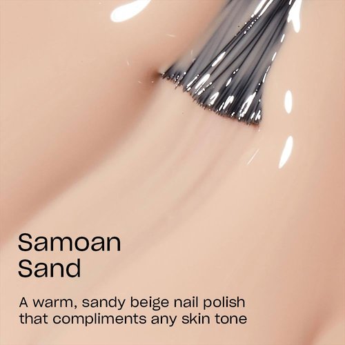 OPI Nail Lacquer Samoan Sand | Sheer Soft Pink Crème Chip Resistant Nail Polish | Fast Drying, Streak Free