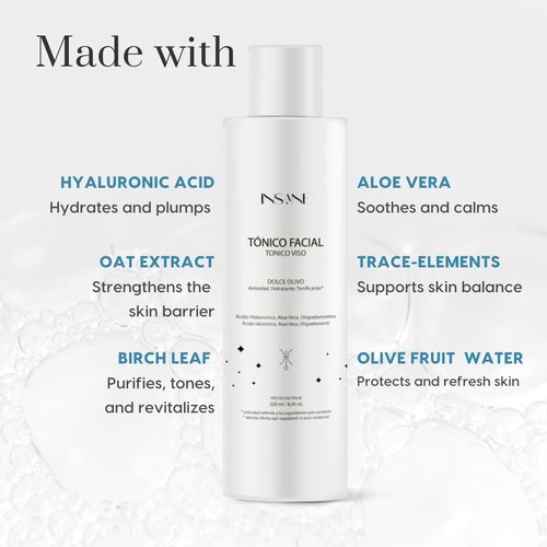 Regine Switzerland Hydrating Hyaluronic Acid Face Toner - Pore-Minimizing & Anti-Aging Formula for Sensitive Skin, 6.7 oz