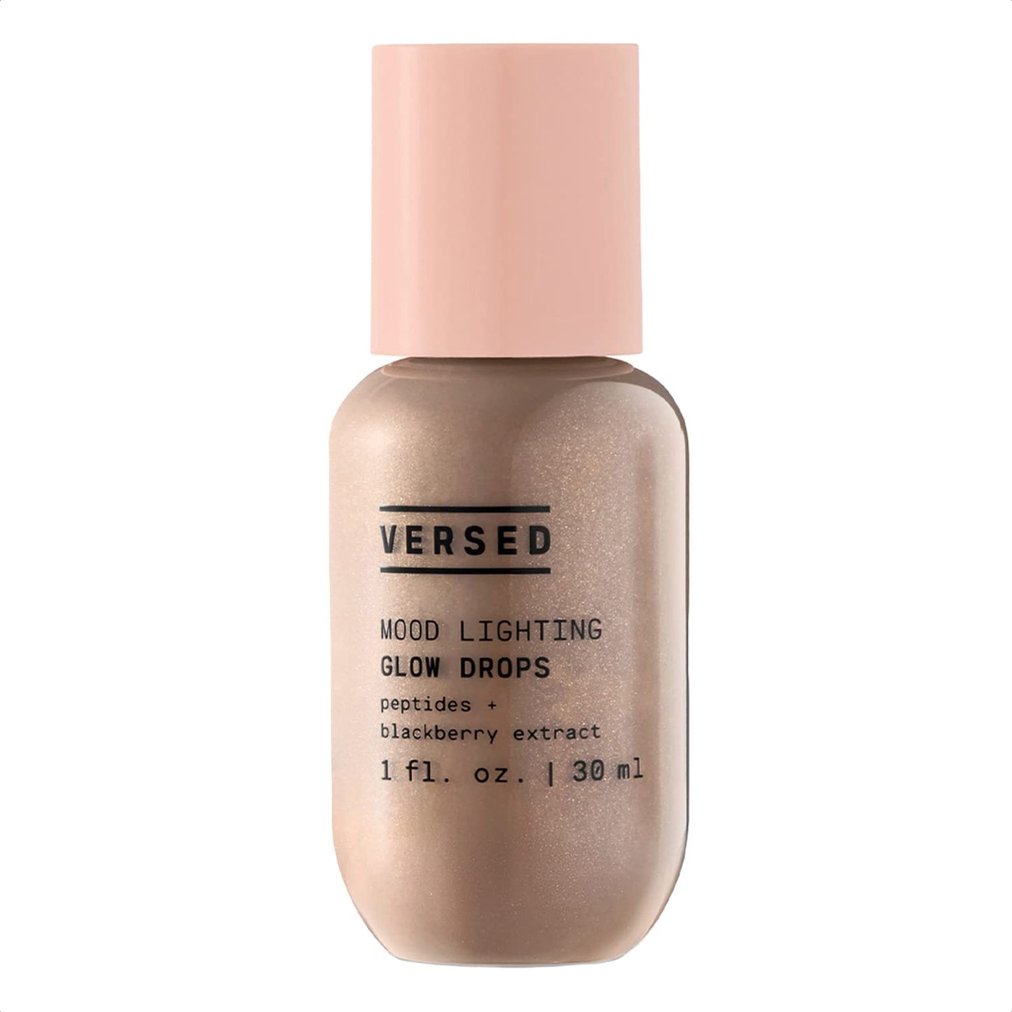 Versed Luminizing Glow Drops - Sheer Bronzed Liquid Highlight with Antioxidants & Hyaluronic Acid - Vegan (1 fl oz)
