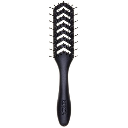 Jack Dean by Denman D200 Flexible Vent Brush - Versatile Styling Tool for All Hair Types (Black)