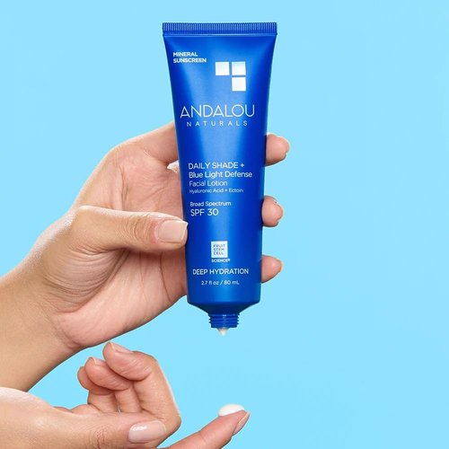 Andalou Naturals Clear Skin Mineral Face Sunscreen SPF 30 - Lightweight, Non-Greasy Protection - 2.7 fl oz