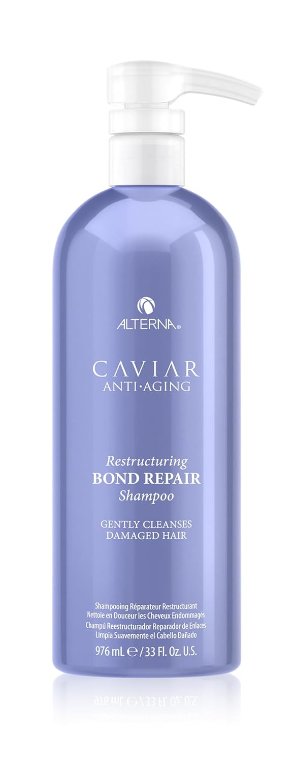 Alterna CAVIAR Anti-Aging Bond Repair Shampoo - Strengthens & Protects Brittle Hair | Sulfate Free