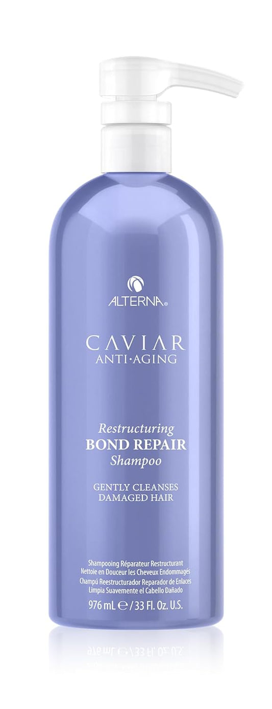 Alterna CAVIAR Anti-Aging Bond Repair Shampoo - Strengthens & Protects Brittle Hair | Sulfate Free
