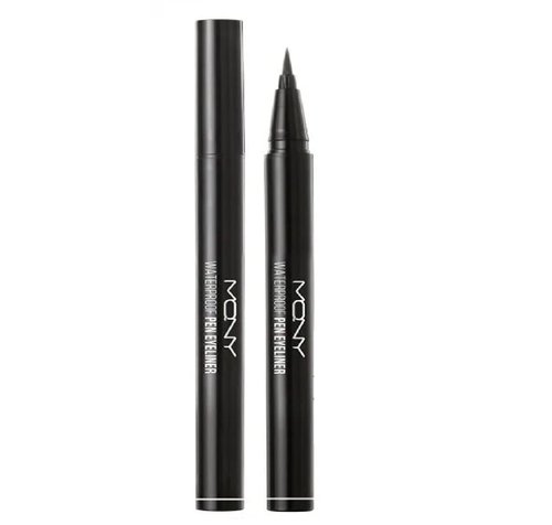 MACQUEEN - Deep Black Waterproof Pen Eyeliner | Long-Lasting & Smudge-Proof Formula