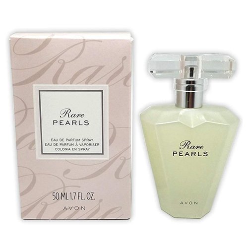 AVON Rare Pearls Eau De Parfum for Women - Long Lasting Soft Floral Fragrance with Magnolia & Rosewood | 1.7 fl oz Travel Size