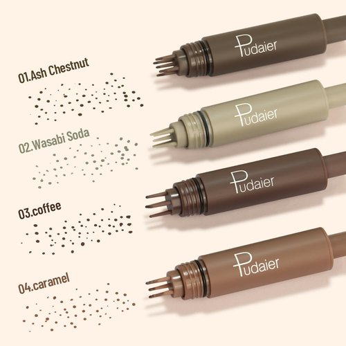 MINXUEYEN Freckle Stamp- Waterproof Faux Freckle Pen, 5-Point Quick Dry Fake Freckles, Natural-Looking Lifelike Freckle Stain, Magic Freckle Makeup Marker, Faux Freckle Stamp for Sunkissed Makeup