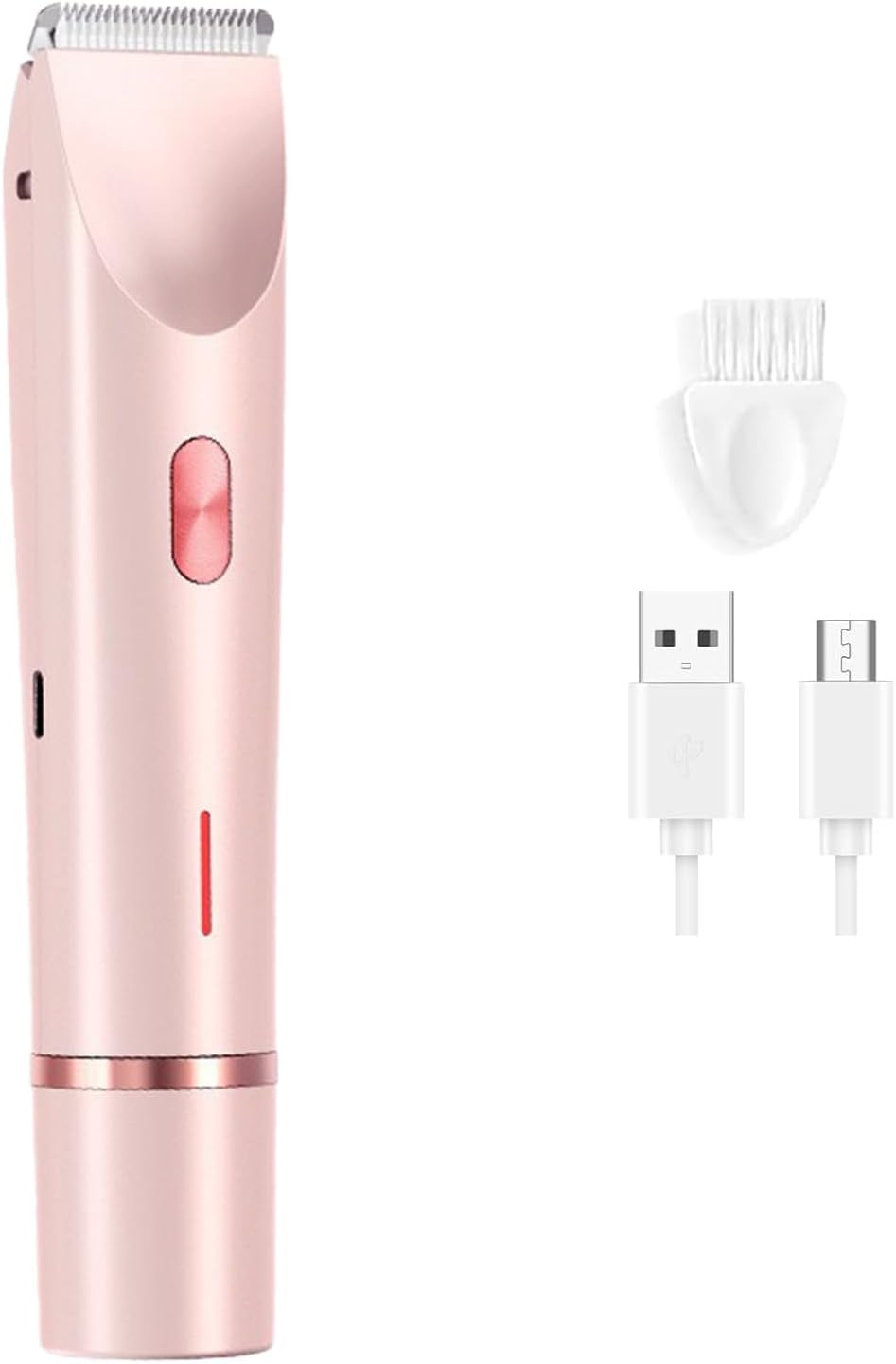 Skiennix 2-in-1 Electric Shaver for Women - Rechargeable Wet & Dry Body Trimmer (Pink)