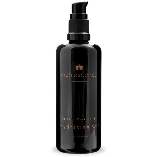 Matrescence Stretch Mark Relief Belly Oil - Hydrating Spa-Quality Maternity Treatment | 3.4oz Non-Greasy Formula for Moms