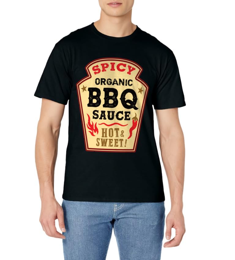 BBQ Sauce Hot Spicy Grill Ketchup Barbeque Halloween Costume T-Shirt