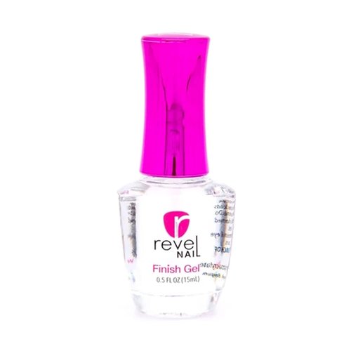 Revel Nail Dip Powder Liquid Set - Base Coat, Activator, Finish Gel & Thinner | 0.5oz Made in USA