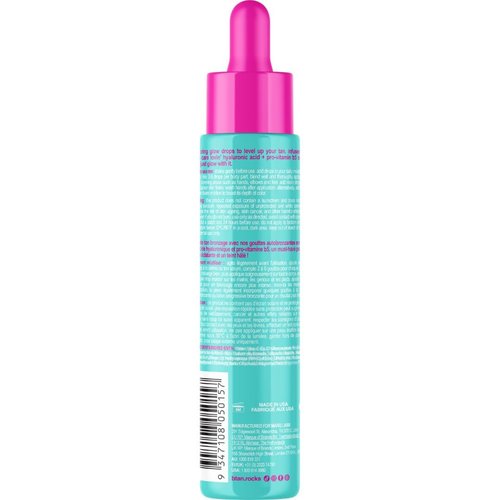 b.tan Dark Self Tanning Drops - Gradual Bronzing Serum with Hydrating Skincare | 1.3 Fl Oz