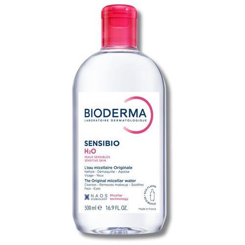 Bioderma Sensibio H2O Micellar Water - Gentle Makeup Remover & Cleanser for Sensitive Skin