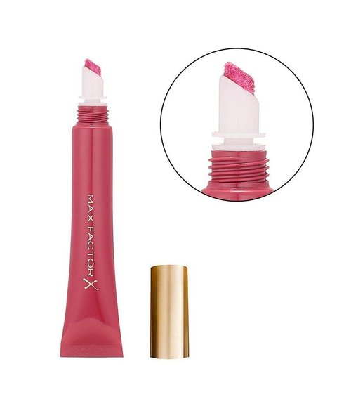 Max Factor Colour Elixir Lip Cushion Gloss - Majesty Berry | Hydrating Formula with Vitamin E, 9 ml