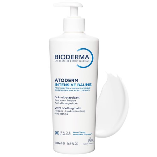Bioderma Atoderm Intensive Balm - Hydrating Moisturizer for Dry, Atopic Skin | Fragrance-Free, Non-Greasy, Family-Friendly