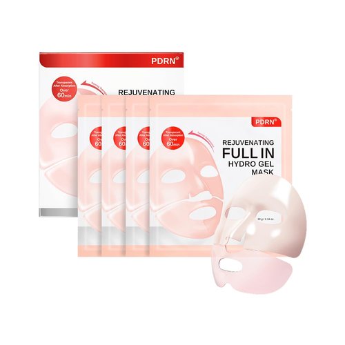 SAM'U PDRN Rejuvenating Hydrogel Mask - Firming & Radiance Gel with Collagen & Hyaluronic Acid | 4 Sheets
