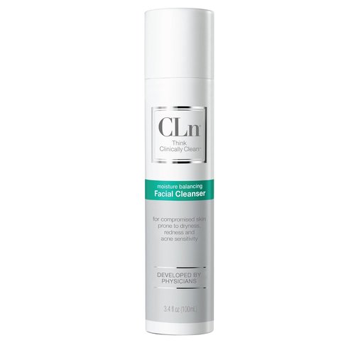 CLn® Facial Cleanser - Hydrating Formula for Dry, Eczema-Prone Skin | Fragrance-Free & Paraben-Free, 3.4 fl. oz.