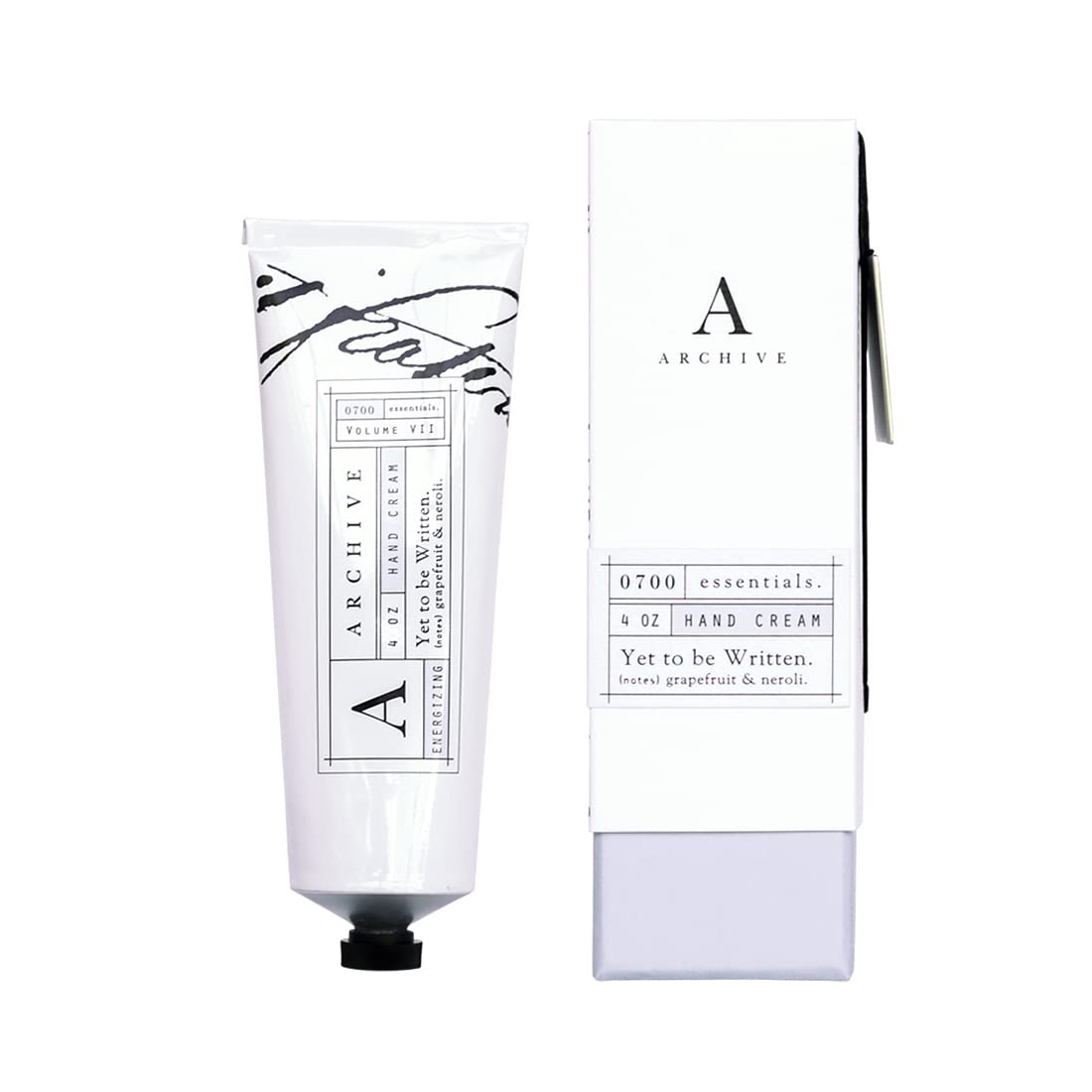 Archive Yet To Be Written Hydrating Hand Cream for Women & Men Natural Ingredients Moisturizing Lotion for Dry Hands 4 oz