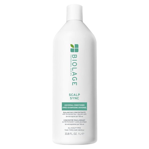 Biolage Scalp Sync Universal Conditioner - Nourishing Hydration for All Scalp Types | Lightweight Vegan Formula with Fermented Tea & Glycolic Acid
