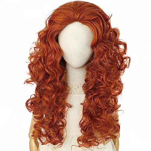 HUNIGIR Kids Blonde Wig M3gan Wig Girls Long Wavy Wig Honey Blonde Cosplay Princess Wig Women Heat Resistant Synthetic Halloween Costume Wig with Wig Cap (Honey Blonde)